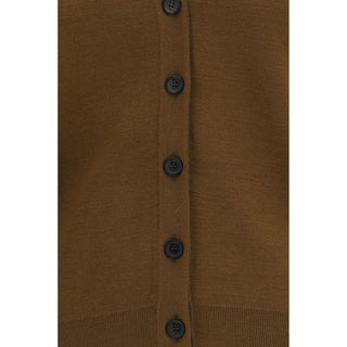 Brown Wool Oves Aries Cardigan