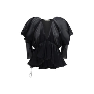 Black Silk Blouse