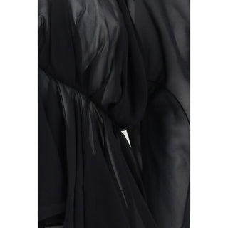 Black Silk Blouse
