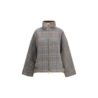 Gray Wool Oves Aries Bomber