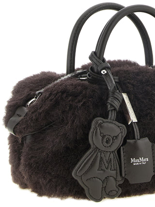 Brown Alpaca Leather Handbag