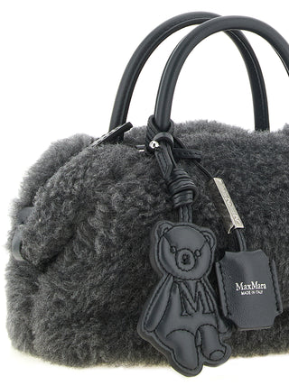 Gray Virgin Wool Handbag