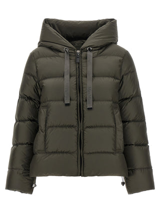 Bicolor Polyester Full-Length Jacket