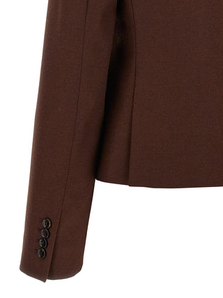 Brown Wool Blazer