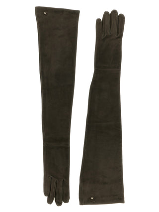 Brown Lamb Leather Gloves