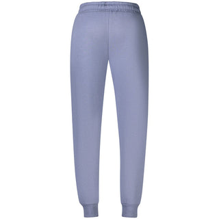 Blue Cotton Men's Track Pant