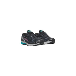 Black Synthetic Athletic Sneakers