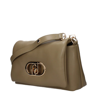 Green Polyester Shoulder Bag