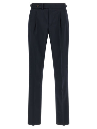 Blue Wool Dress Pants