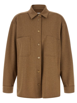 Brown Triacetate Shell Jacket