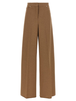 Brown Triacetate Casual Pants