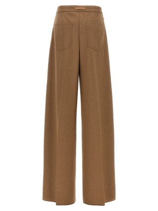 Brown Triacetate Casual Pants