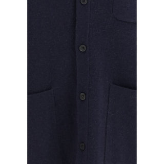 Blue Cashmere Cardigan
