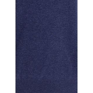 Blue Cashmere Turtleneck
