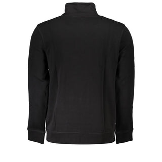 Black Cotton Men's Sweatshirt
