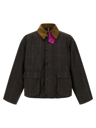 Brown Cotton Full-Length Jacket