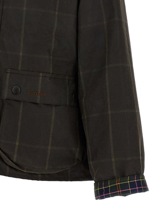Brown Cotton Full-Length Jacket