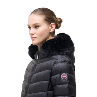 Black Polyamide Full-Length Jacket