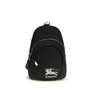 Black Fabric Shoulder Bag