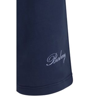 Blue Cotton Shorts