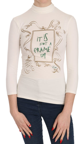 Crew Neck It Is Not A Frame Up! Bedruckte Bluse