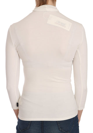 Blusa con estampado "¡No es un montaje!" de cuello redondo