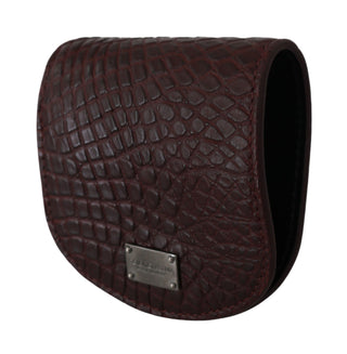 Brown Exotic Skin Pocket Holder