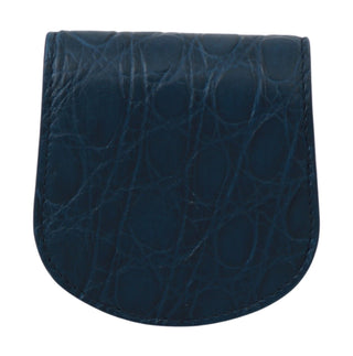 Kondometui aus blauem Leder