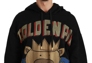Schwarzer Pulli Schwein des Jahres Kapuzenpullover