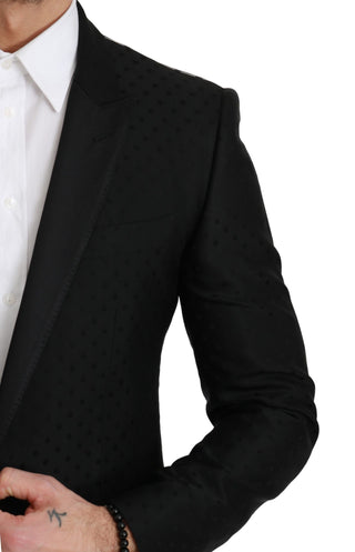 Blazer Ajustado Negro MARTINI