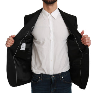 Blazer Ajustado Negro MARTINI