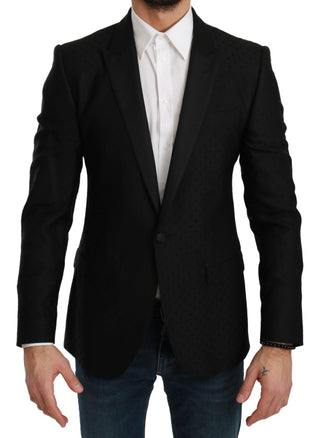 Blazer Ajustado Negro MARTINI