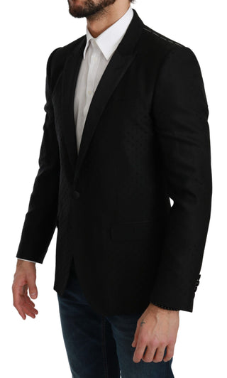 Blazer Ajustado Negro MARTINI