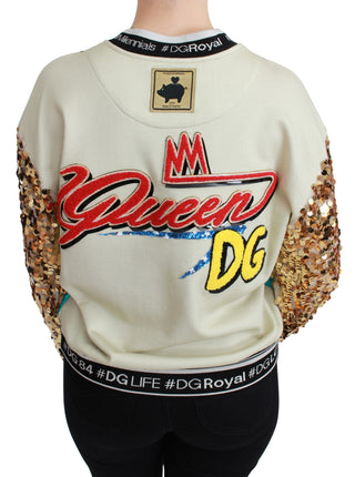 Pailletten-Oberteil „Jahr des Schweins“ Pullover