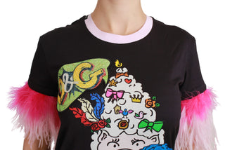 Schwarzes JAHR DES SCHWEINS Baumwoll-T-Shirt