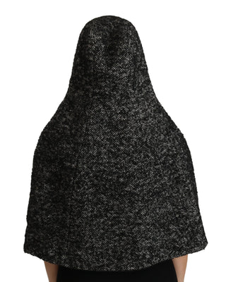 Gray Tweet Wool Kaftan Jacket Coat Top
