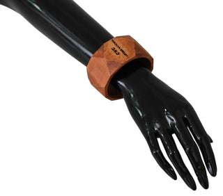 Pulsera de madera marrón de marca