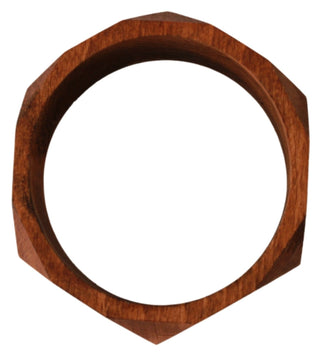 Pulsera de madera marrón de marca