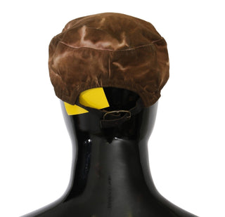 Braune Schiebermütze Newsboy Baskenmütze Fedora Hut