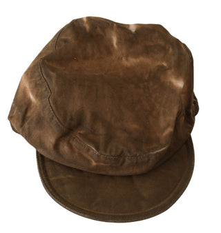Braune Schiebermütze Newsboy Baskenmütze Fedora Hut