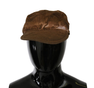 Gorra de estilo newsboy marrón