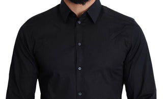 Blue Cotton Formal GOLD Dress Shirt