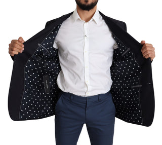 Blazer de lana negra de un solo botón NAPOLI