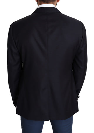 Blazer de lana negra de un solo botón NAPOLI