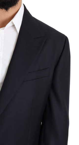 Blazer de lana negra de un solo botón NAPOLI