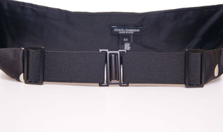 Schwarzer Taillen-Smoking-Kummerbund
