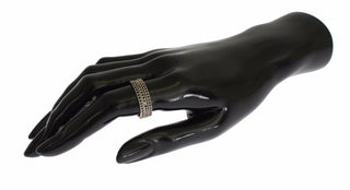 Anillo de Mujeres de Plata Esterlina 925 con CZ Negro