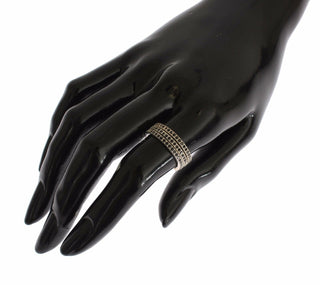 Anillo de Mujeres de Plata Esterlina 925 con CZ Negro