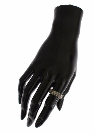 Anillo de Mujeres de Plata Esterlina 925 con CZ Negro