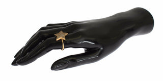 Star Gold 925er Silber Damenring mit klarem Stein
